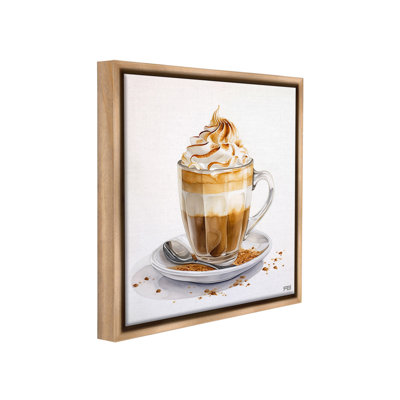«Café Dessert Latte» sur toile