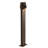 Triform Compact Grey Integrated LED Metal Bollard Light-655775369-655775477