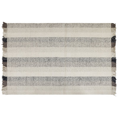 Eldred Rectangle Striped Hand Woven Area Rug