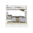 Tena Solid Wood Standard Bunk Beds Full over Full with 4 Step Ladder and a Twin Trundle, White-1583488809-1583488821
