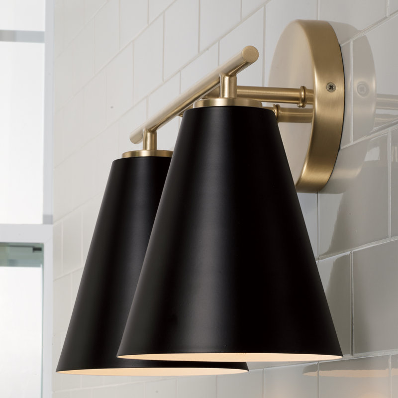 Charlie 2 - Light Dimmable Vanity Light, Black