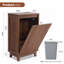  Armoire poubelle inclinable 12 gallons avec désodorisant et ion négatif-125328982