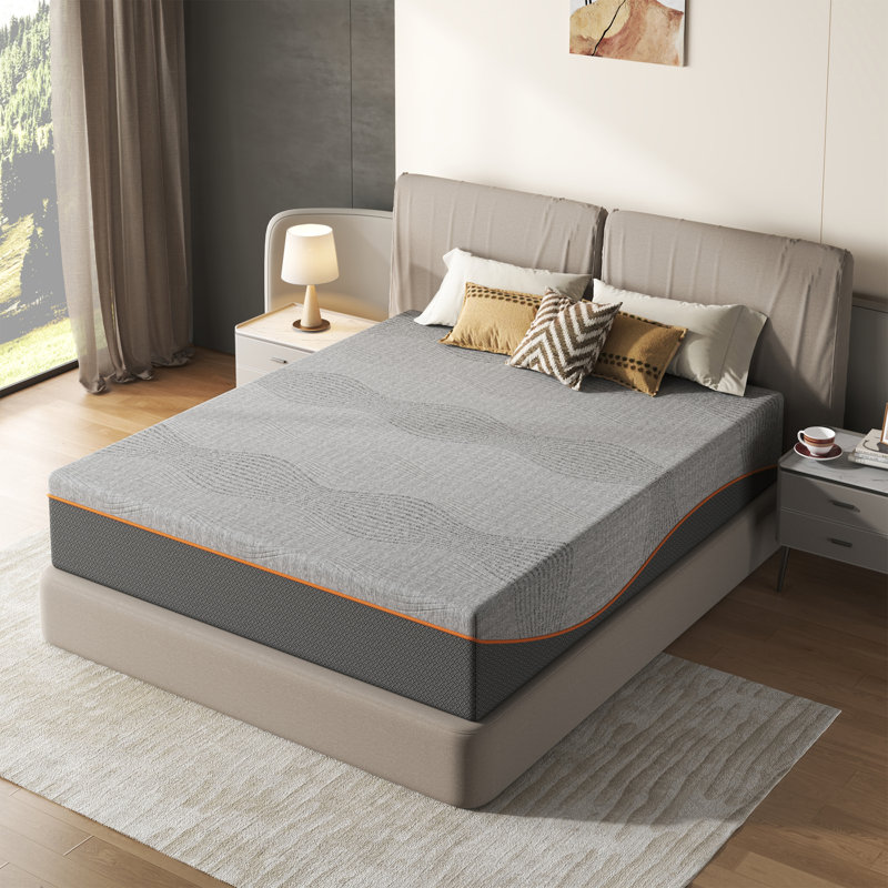 Memory Foam Mattress, Fiberglass Free, 14", Queen