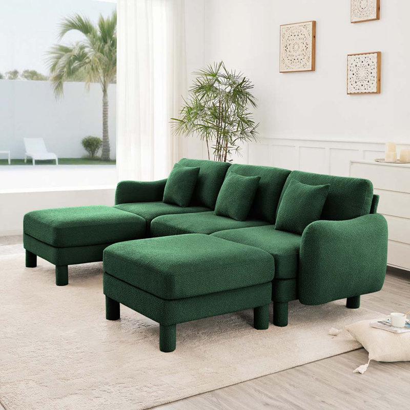 Canapé Boucle, Vert