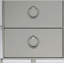 CHLOE GEMSTONE SILVER NIGHTSTAND