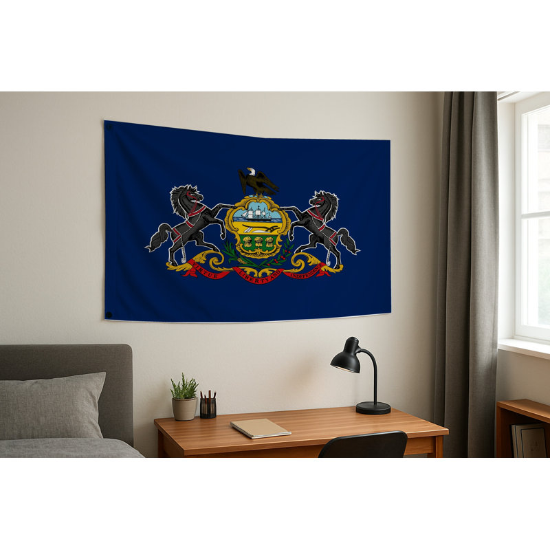 Drapeau de l'État de Pennsylvanie - Drapeau