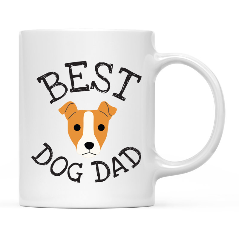 Tasse à café Best Dog Dad, Jack Russel