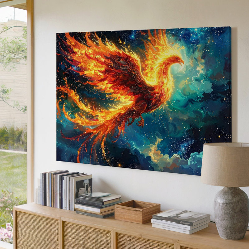 Art mural Wall of Phoenix, H 30 po x l 30 po
