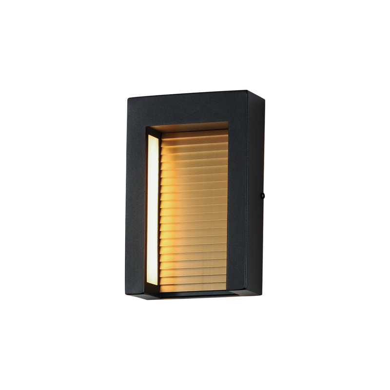 Aluminum LED Wall Light, 10" H x 6.5" W x 2.5" D