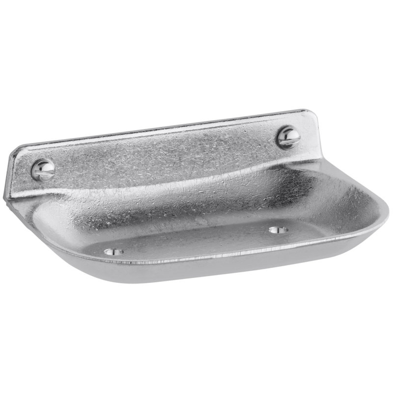 Bright Chrome Wall-Mount Brass Soap Dish