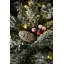 7ft Extra Full Green Spruce Flocked/Frosted Christmas Tree with 380 LED Lights-1992621498