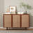 Wood Console Table with 4 Legs