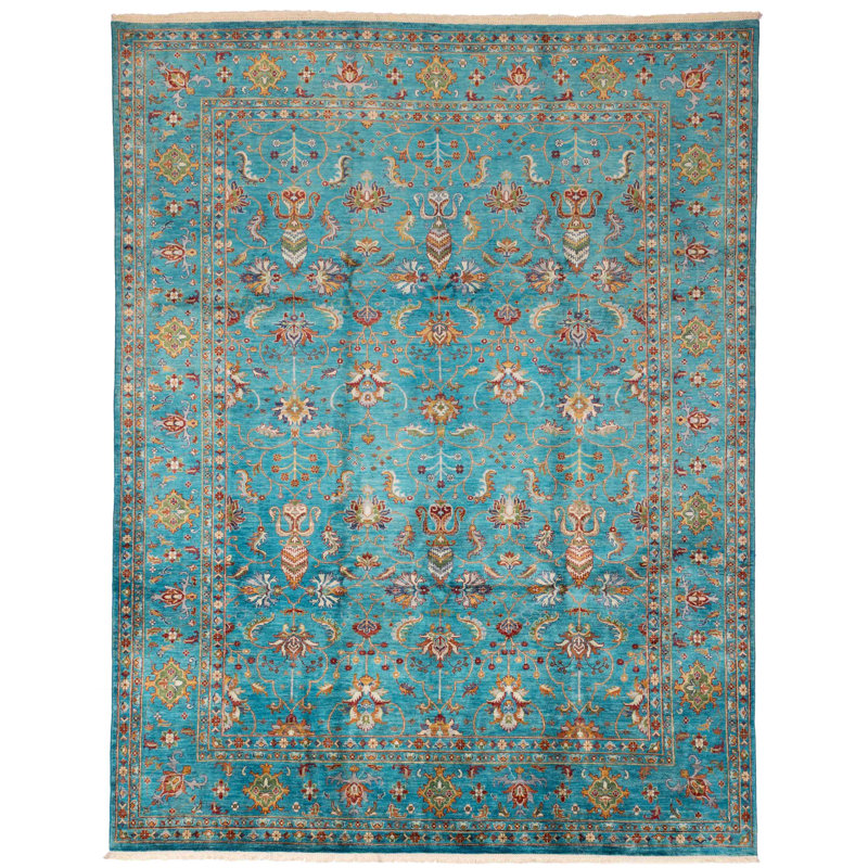 Tapis Ersari Turquoise Moderne 9'1" x 11'6"