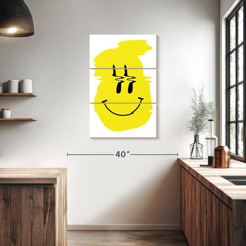 Ashelle Abstract Happy, 38" H x 24" W