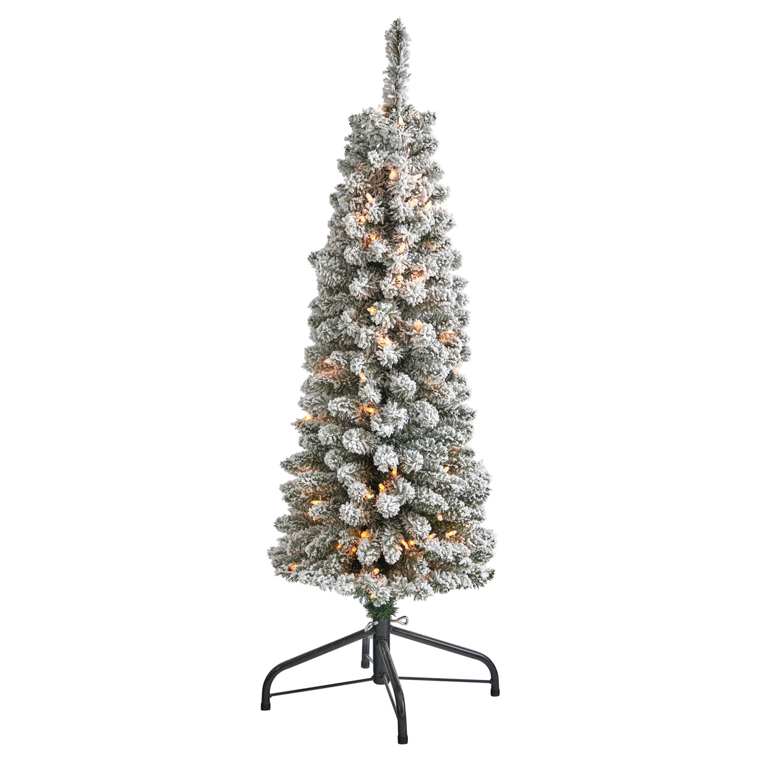 Lighted Artificial Christmas Tree, 4' H