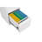 Lockable 4 Metal File Cabinet - Enhances Office Appearance Fits A4 Legal/Letter Size White 4 Drawer With Lock Stores Space-120267526