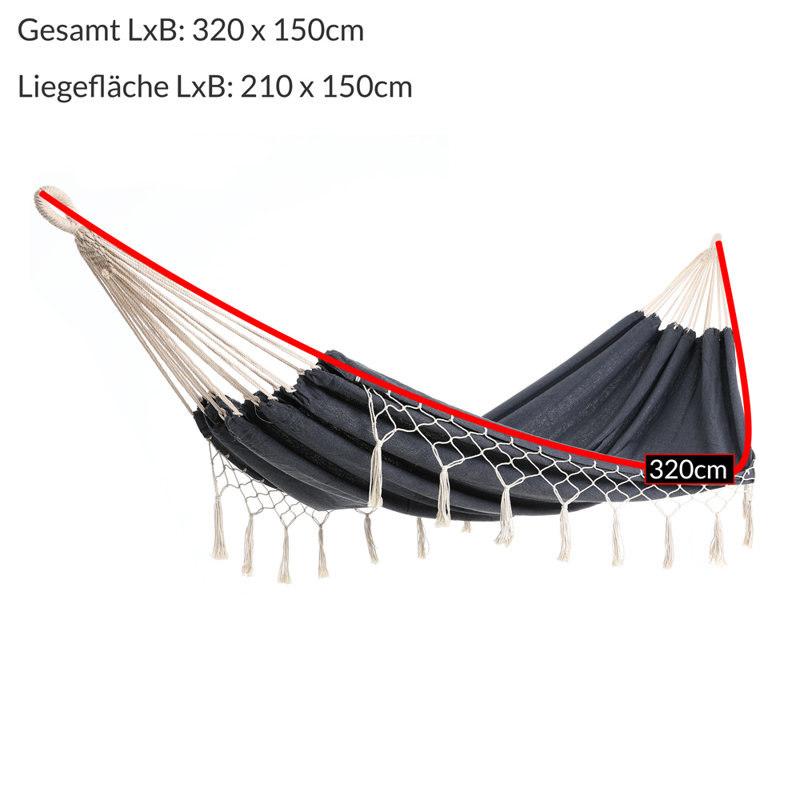 Louisburg Double Hammock, Grey
