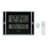 Modern & Contemporary Digital Atomic Tabletop Clock with Alarm in Black