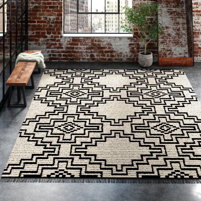 Jowan Geometric Indoor Rug, Rectangle 10' 6" x 14' 3"
