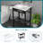 24"L x 18"W Freestanding Utility Sink Ceramic Rectangular Console Bathroom Sink Wall-mount Bathroom Basin with One Faucet Hole,Washboard,Stainless Steel Bracket-123705430-123705436