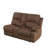 Brown Fabric Living Room U Shape Intelligent Serenity Recline Sofa Set