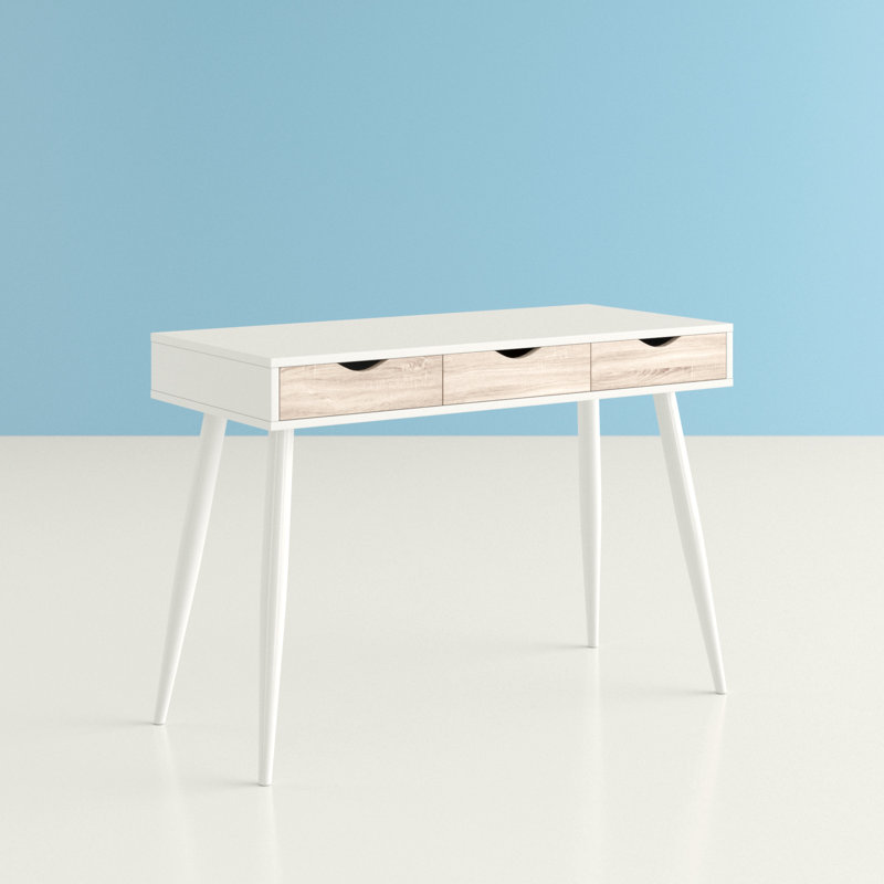 Casson Writing Desk, Oak/White