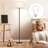 Hongyu 61.5'' Traditional Floor Lamp with Remote Control and Bulb Included-1291366928