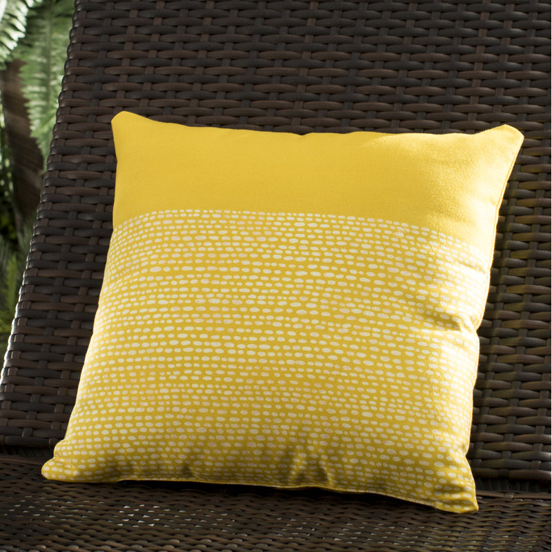 Jacqueline Maldonado Throw Pillow, Yellow, 16" x 16"