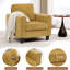 Chaises d'appoint Mid-Century avec dossier large-1186122526