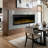 Recessed & Wall Mounted Smart Electric Fireplace With 13 Color 3D Flame, Touch Screen & Remote Control & APP Control & Voice Control, Adjustable Brightness & Temperature, Timer, 750W/1500W-1463440962