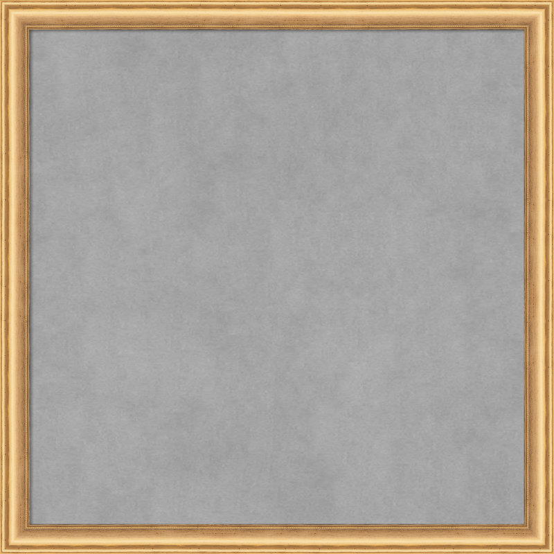 Tableau magnétique magnétique en métal, 22" H x 22" W, Or
