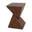 TABLE D'APPOINT GEOMETRIC MGO, COULEUR BRUN FONCÉ-2009291324