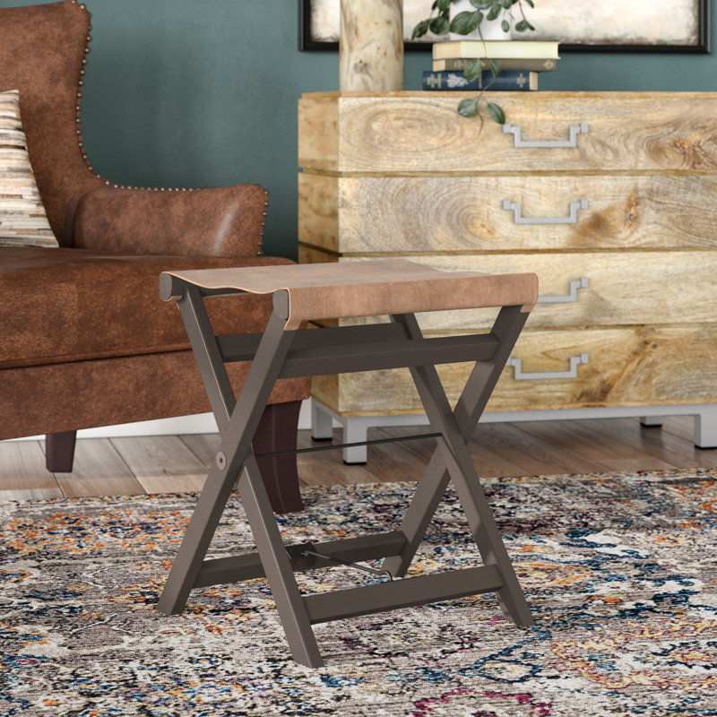Leather Ottoman