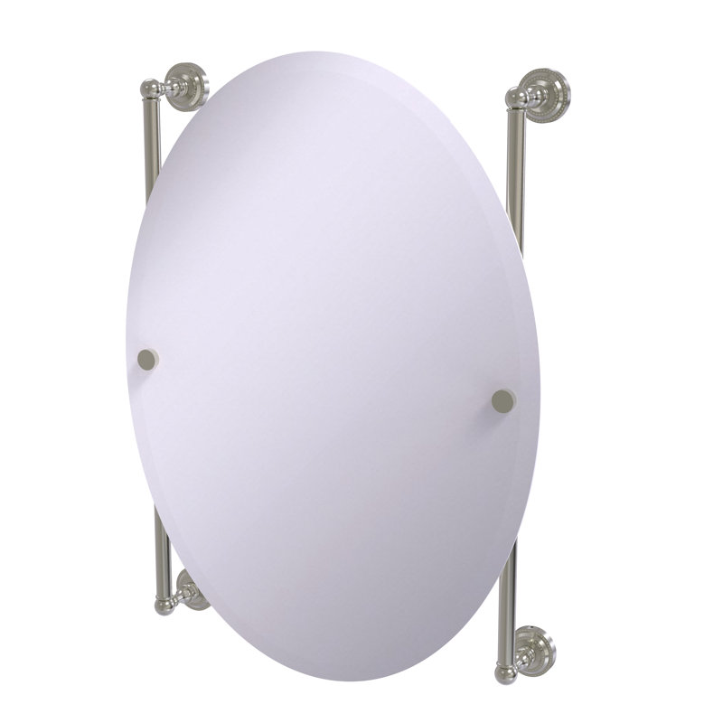 Marchmont Wall Mirror, Satin Nickel