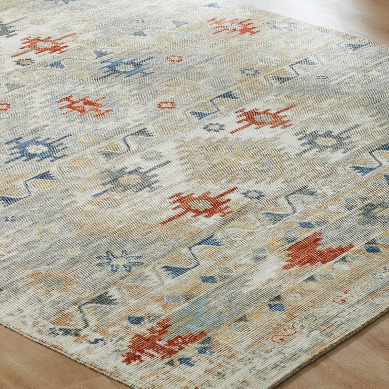 Sundance Mesa Sand Multi Wool Hand Crafted Area Rug, Rectangle 9'9" x 12'6"