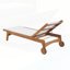 Chaise longue d'extérieur avec assise en filet et structure en bois d'acacia pour la détente du patio-1579702658