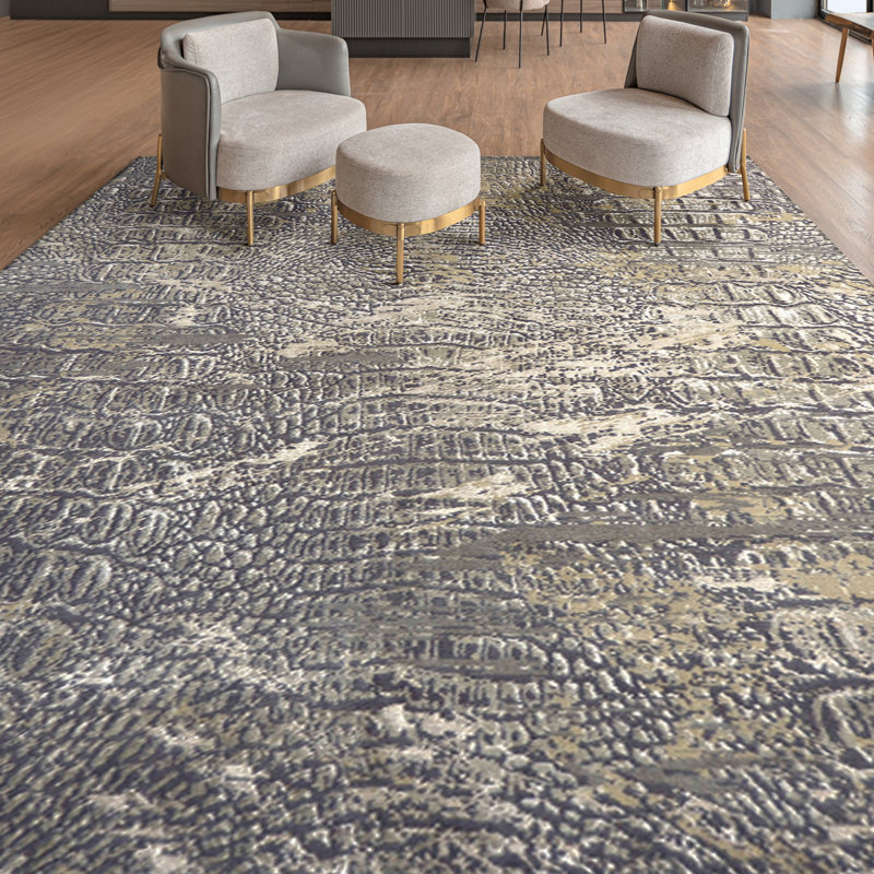 Animal Print Area Rug, Rectangle 8' x 10'