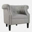 Fauteuil demi-tonneau rembourré contemporain Lily-1864048275