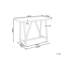 TALAMONE Rectangular Acacia Outdoor Bar Table , 27cm cm W 55cm cm D