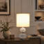 Lampe de table rétro de 61 cm (24 pouces) au design moderne inspiré du cristal