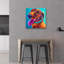 «Dachshund - Turquoise» par Dawg Painter-1813770477
