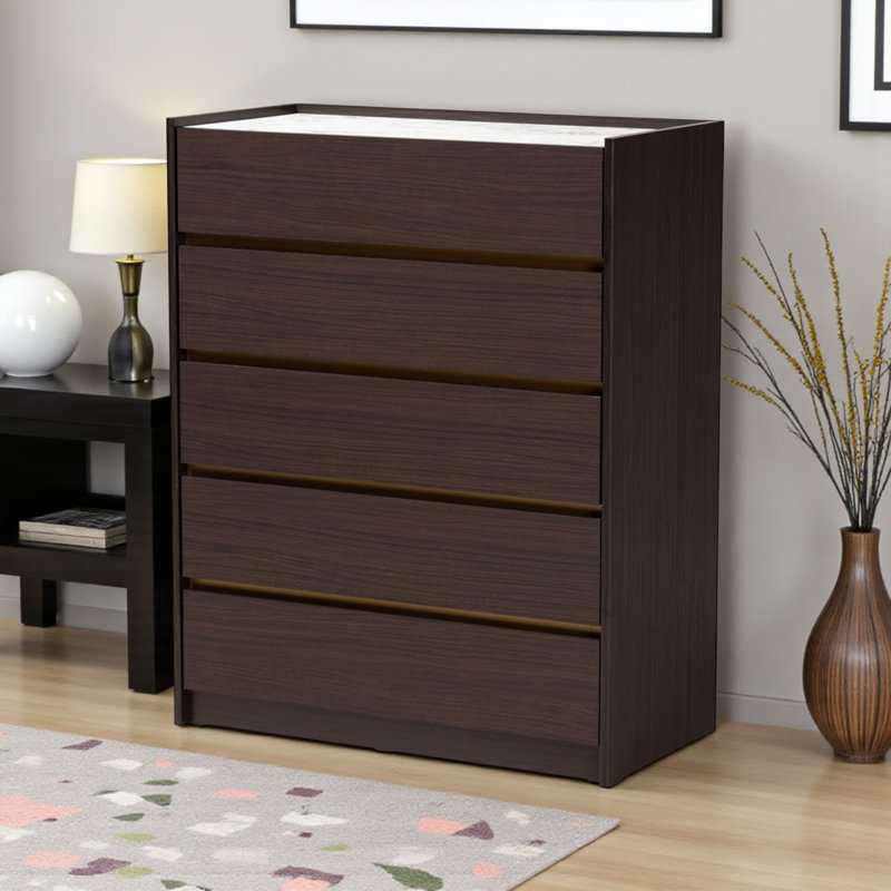 Commode 5 tiroirs l 31,5 po Newlon