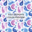 Ensemble de housse de couette et oreiller moderne Modern Bedding of 3 - Blue Serene Paisley-124288565