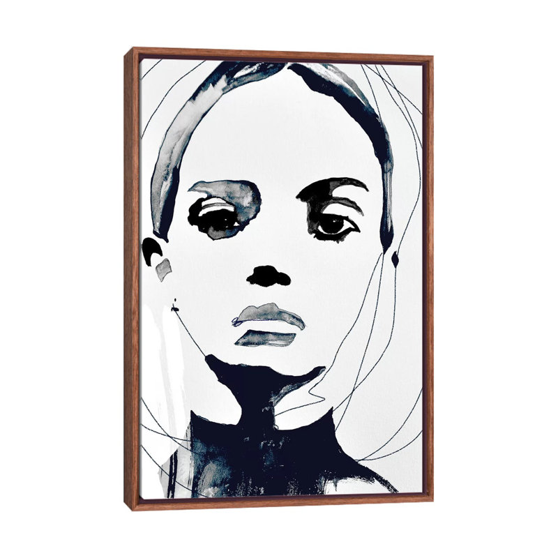 Vanquish by Leigh Viner - Painting on Canvas, Classic Brown Wood Framed Canvas, 66.04 cm H x 45.72 cm W