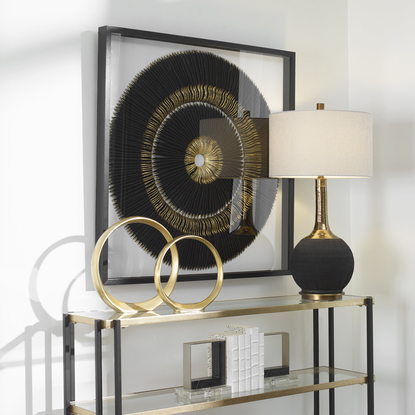 Bachir Shadow Box Dimensional Wall Art