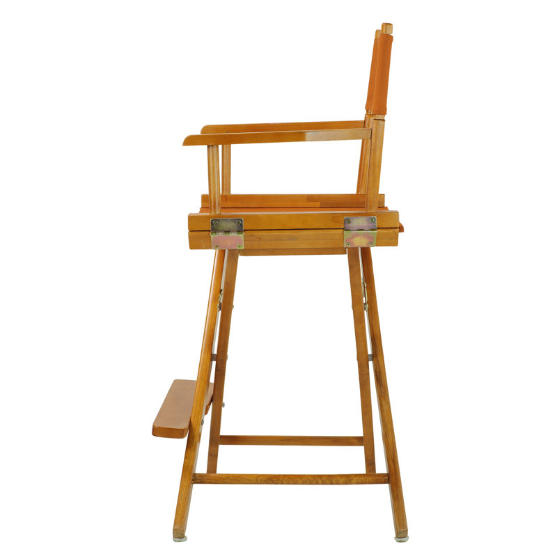 24" Folding Director Chair, Honey Oak, Mango