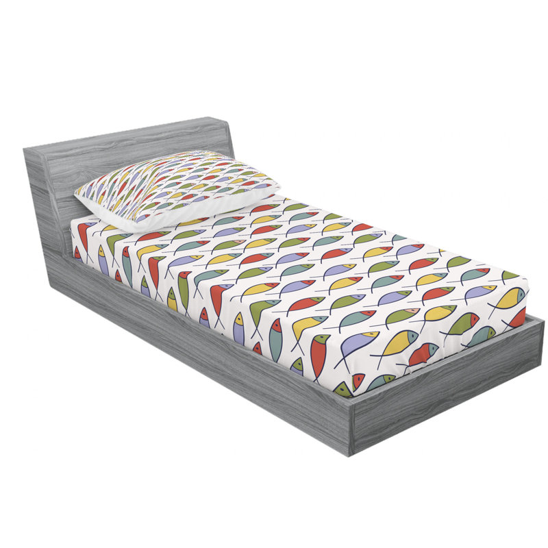 Microfiber Sheet Set, Twin XL Sheet Set with Fitted Sheet