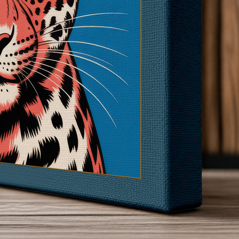 Print, 30x20 - 76.2 x 50.8 cm, Teal Border