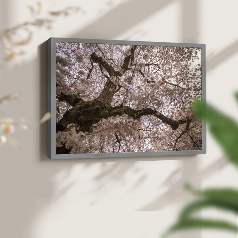 L'arrivée du printemps - reproduction encadrée - réversible, Gris, H 11 po x l 14 po