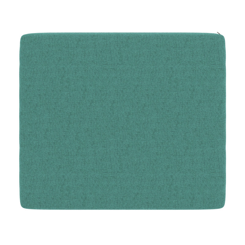 Ottoman Outdoor Patio Cushion With Sunbrella Fabric, Cast Breeze Sunbrella® Plainweave